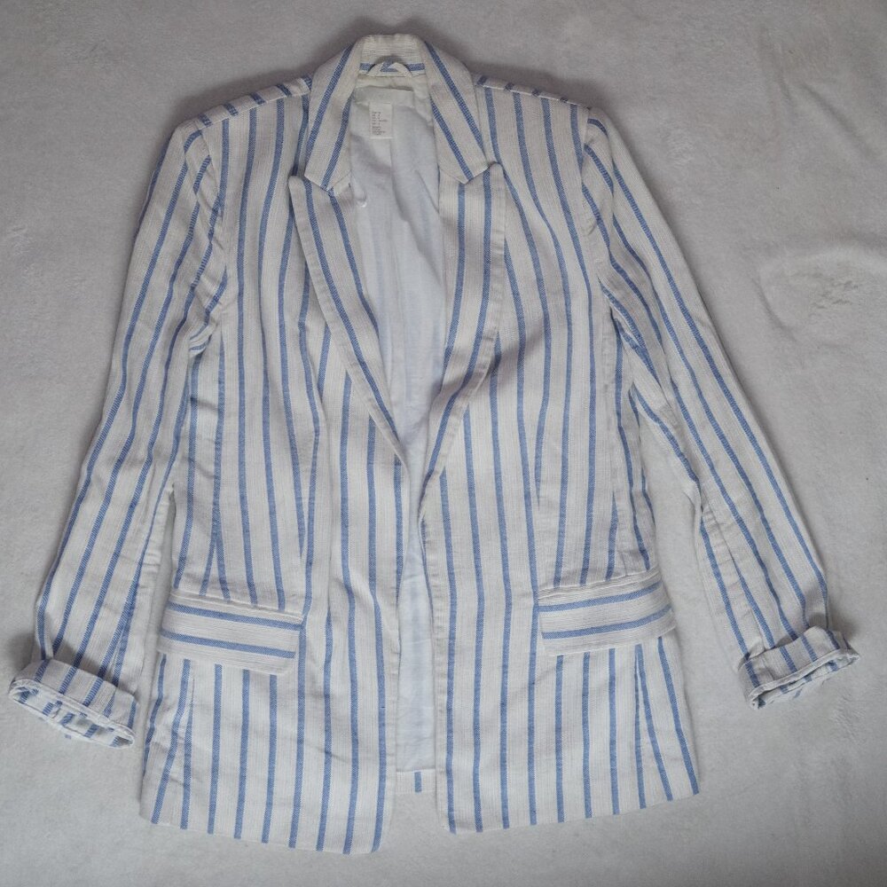 H&M Striped Blazer